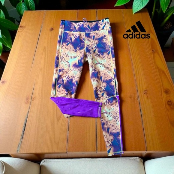 Adidas, Supernova Climalite Running Leggings 7/8, Small - Picture 1 of 9